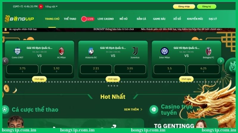 Bongvip Howgossi - Link Nhà Cái Bóng Đá Online VIP 2025 41 Giao diện chú trọng thiết kế tính năng dễ sử dụng